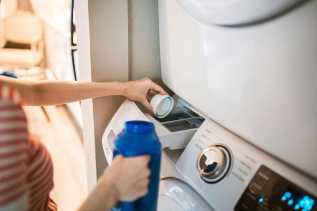Machine Ă  laver avec lessive